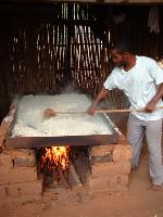 forno de farinha a lenha